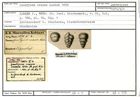 Karteikarte zum Lectotyp von Gaudryina crassa Karrer, 1870